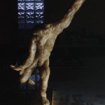 IKARUS – scale 1:10 wax model of the bronze sculpture in dimensions of 4.00 m x 1.50 m x 1.40 m (height, width, depth), Tilmann Krumrey , 2011