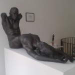 MAN-WO-MAN, Acrystal / Bronze, Tilmann Krumrey, 2012, life size